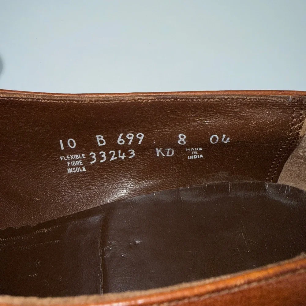 Florsheim Men's Brown Leather Loafers Size 10B Narrow Slip-On Dress Shoes